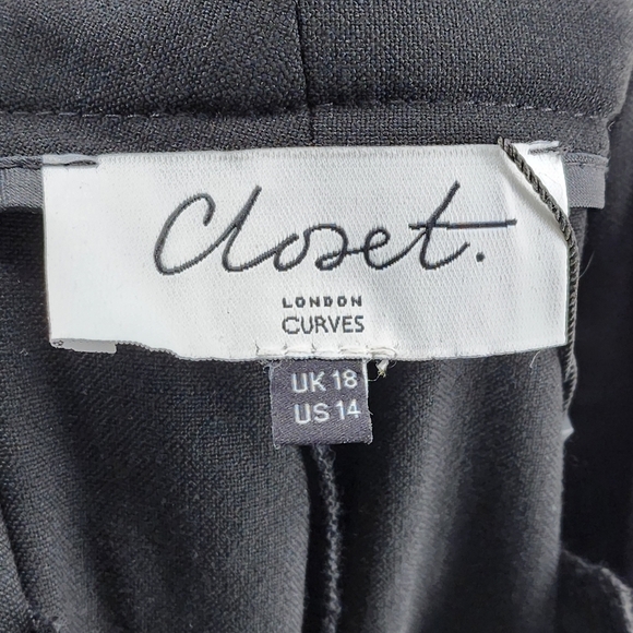 Closet Women's Curves Straight Leg Trouser -  14 - Picture 4 of 7